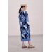 Knitted dress "Mirage" blue